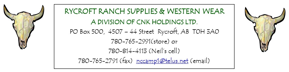 Rycroft Ranch Supplies & Western Wear 